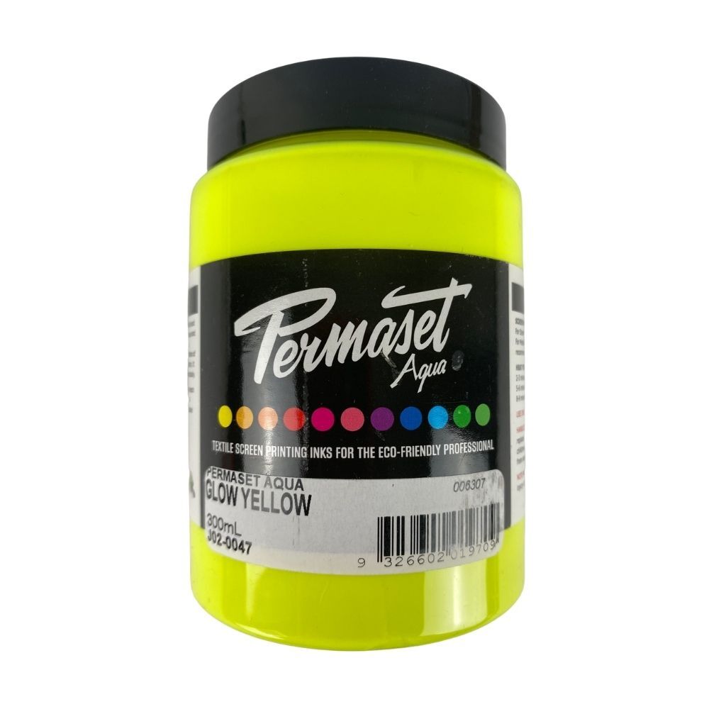 Permaset AQUA Fabric Ink 300ml Glow Yellow
