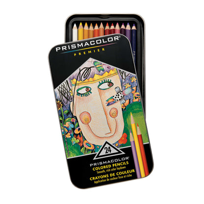 PRISMACOLOR Premier Coloured Pencil Tin of 24 image 1