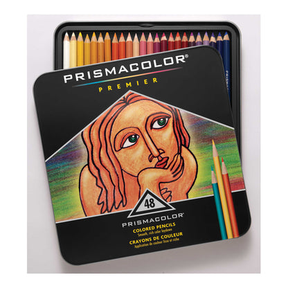 PRISMACOLOR Premier Coloured Pencil Tin of 48 image 1