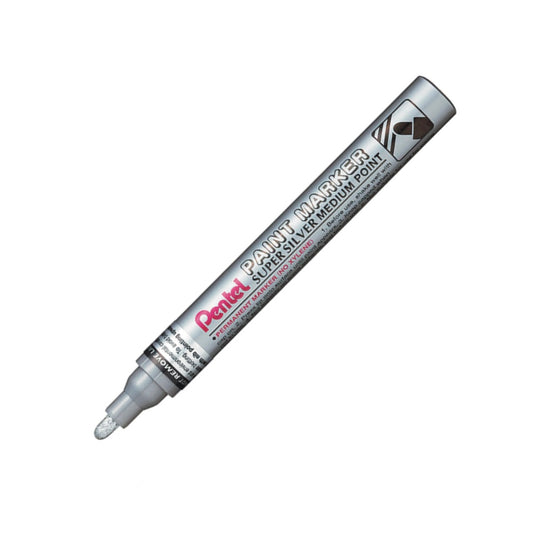 Pentel Paint Marker Medum Point - Super Silver Default Title
