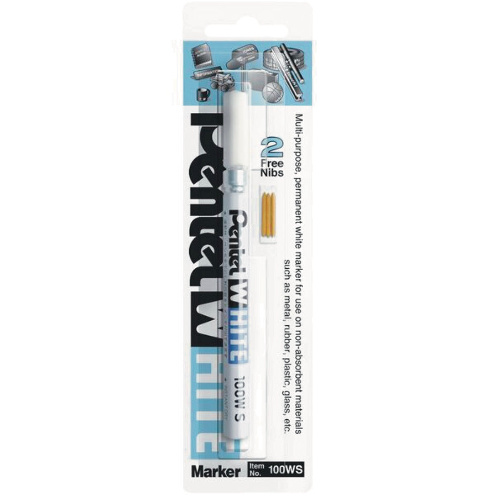 Pentel WHITE Marker Fine 2.0mm tip Default Title