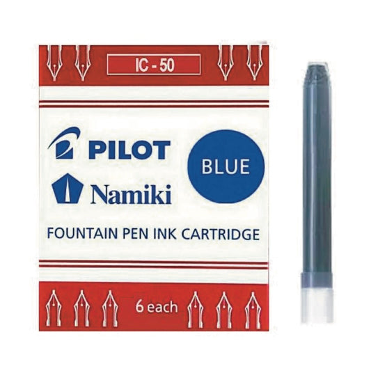 Pilot IC-50-L Blue Fountain Pen Cartridge for Kakuno Pen image 1