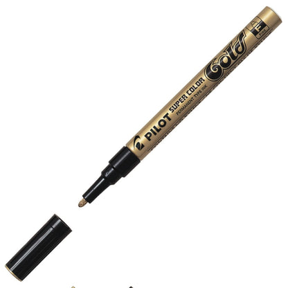 Pilot Supercolor Permanent Marker Fine Gold