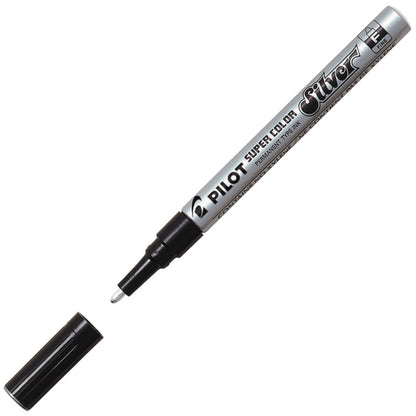 Pilot Supercolor Permanent Marker Fine Silver
