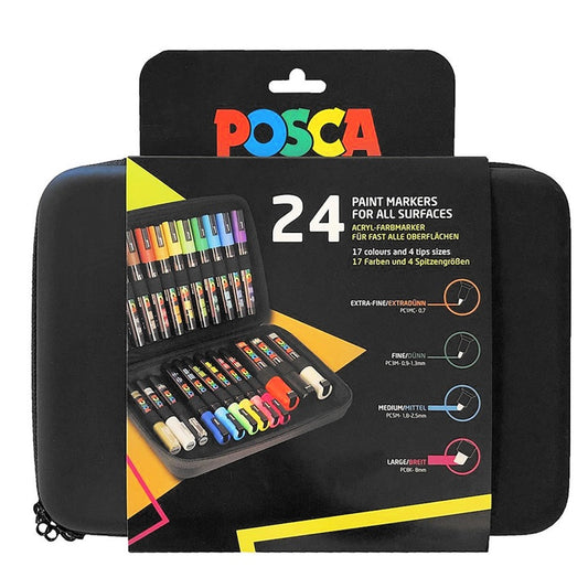 Posca Storage Case Small for 24 Markers Default Title
