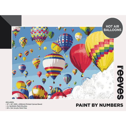 Reeves Paint By Numbers 12x16 inch - Balloons Default Title