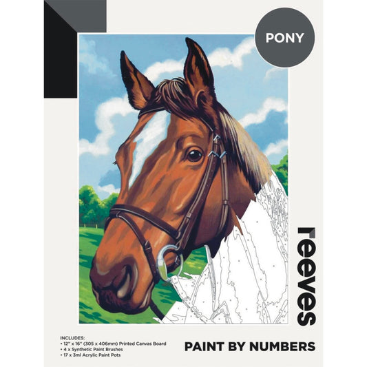 Reeves Paint By Numbers 12x16 inch - Pony Default Title
