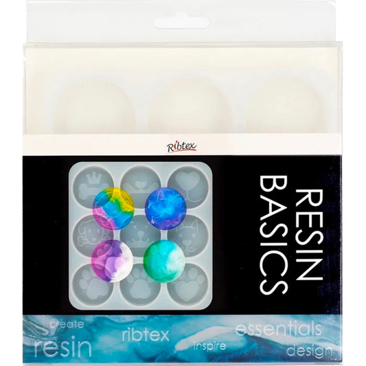 Ribtex Silicone UV Mould Round Dog Tags Default Title