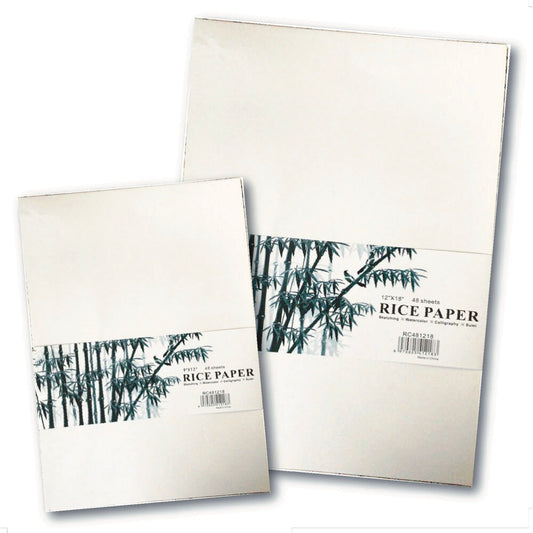 Rice Paper Pad 48 sheets 12 x 18 inch Default Title