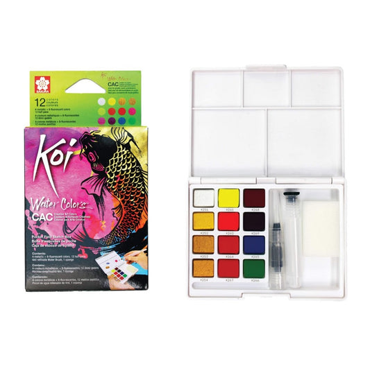 Sakura KOI Creative Art Colours Set 12 Assorted Default Title