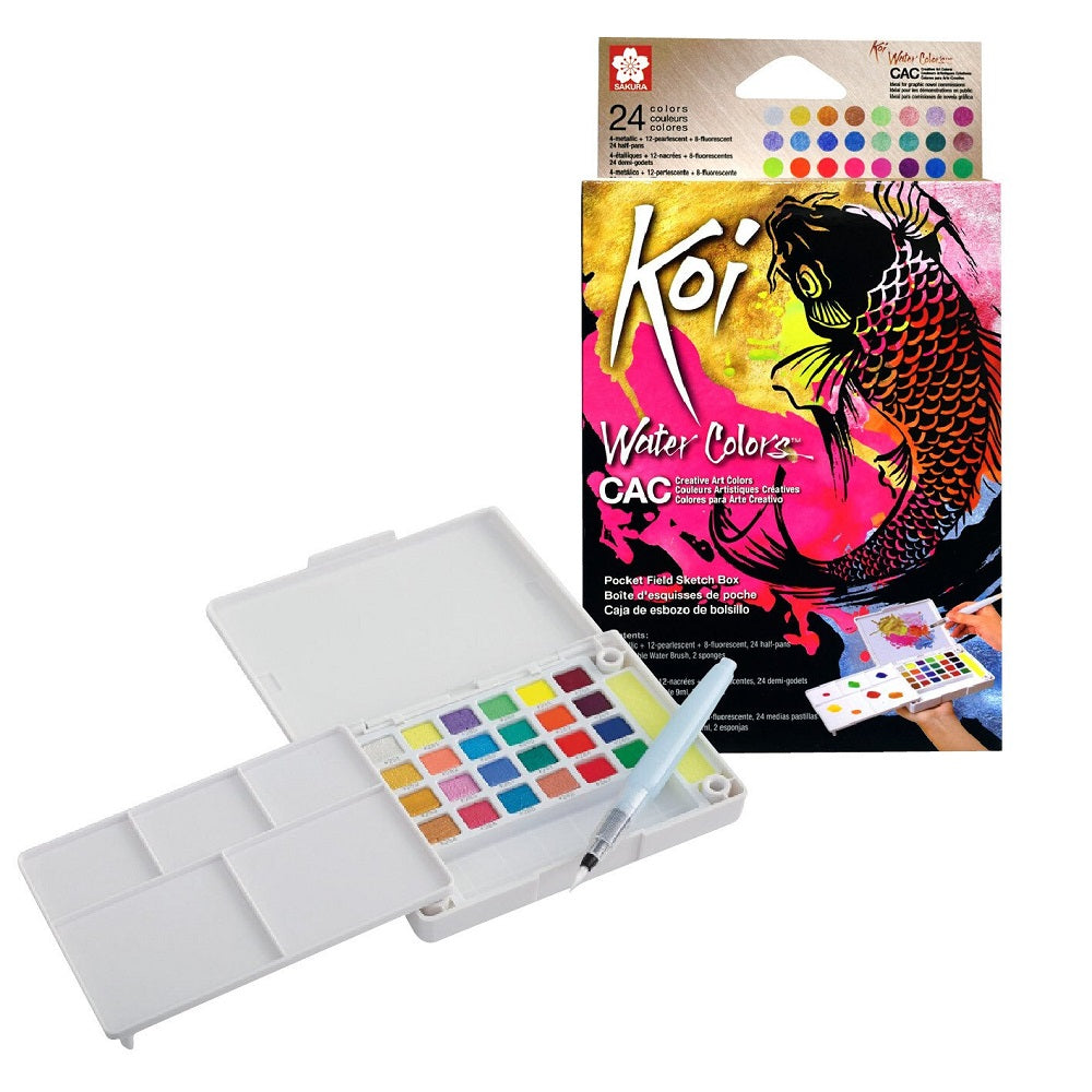 Sakura KOI Creative Art Colours Set 24 Assorted Affordable