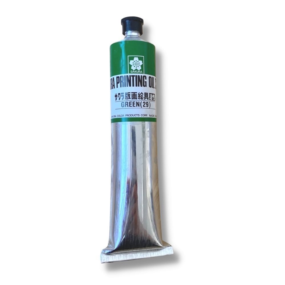 Sakura Oil Printing Ink 100ml GREEN
