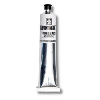Sakura Oil Printing Ink 100ml White