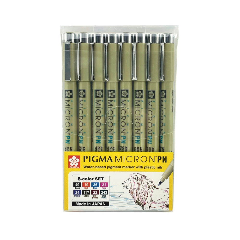 Sakura Pigma Micron 8-colour set | Artists Drawing Pens – Art Shed Brisbane