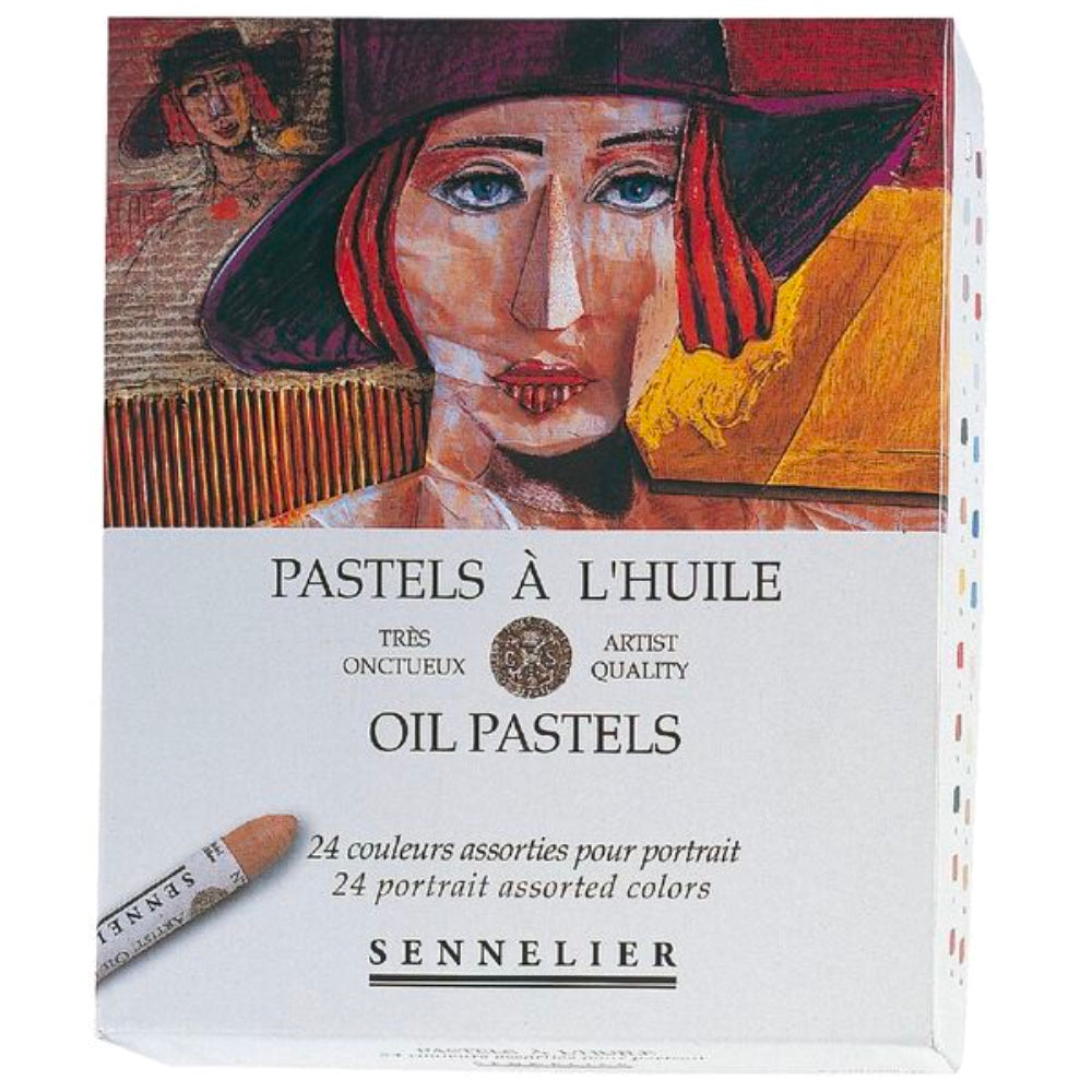 Sennelier Oil Pastels Box of 24 - Portrait Default Title