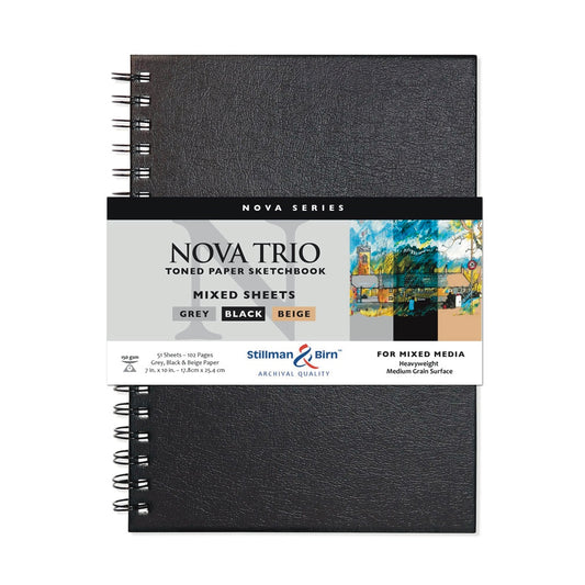 Stillman and Birn NOVA Trio Sketchbook Wirebound Portrait image 1