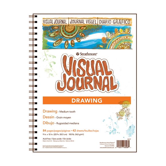 Strathmore Visual Drawing Journal 163gsm 9x12inch