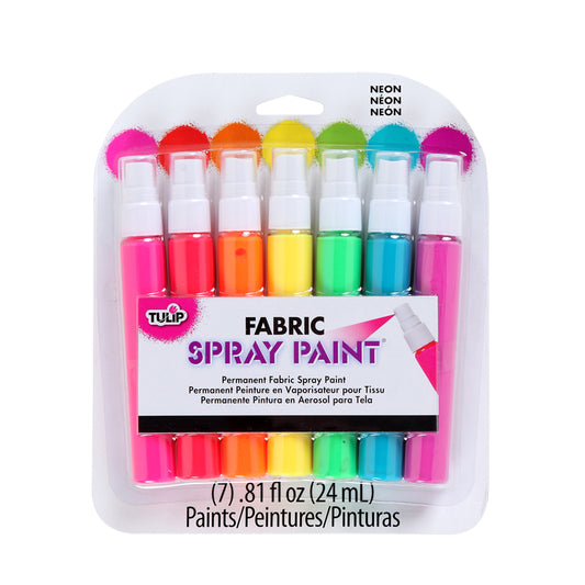 TULIP FABRIC SPRAY Mini Pack of 7 Neon Default Title