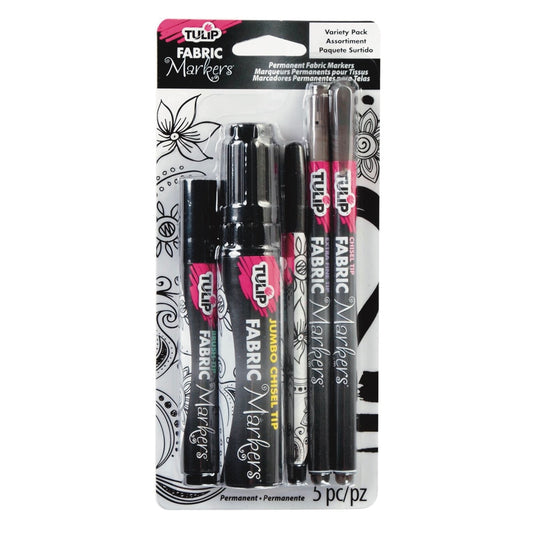 Tulip Fabric Markers 5pce Variety of Blacks Default Title