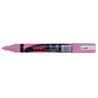 UNI CHALK MARKER Bullet 1.8 to 2.5mm Fluoro Pink