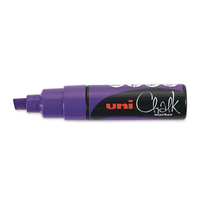 UNI CHALK MARKER Chisel 8.0mm VIOLET