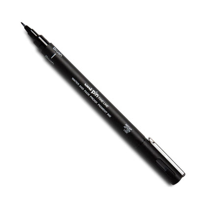 Uni Pin Fine Liner Pen Brush BLACK