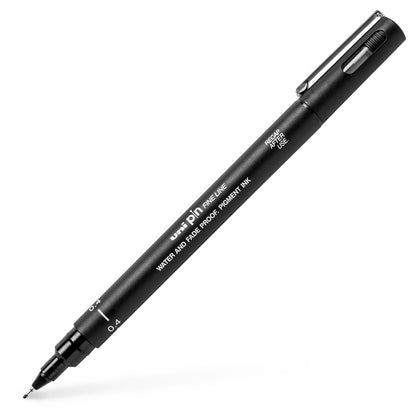 Uni Pin Fine Liner Pen 0.4mm BLACK