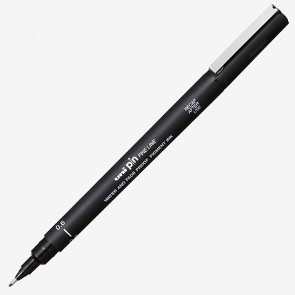 Uni Pin Fine Liner Pen 0.6mm BLACK