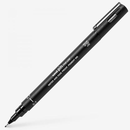 Uni Pin Fine Liner Pen 0.7mm BLACK