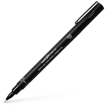 Uni Pin Fine Liner Pen 0.03mm BLACK