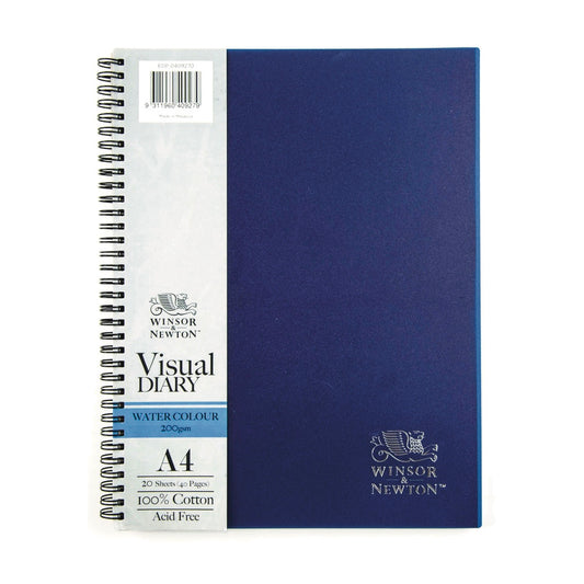 WN Double Wire WaterColour Visual Diary A4 200gsm image 1