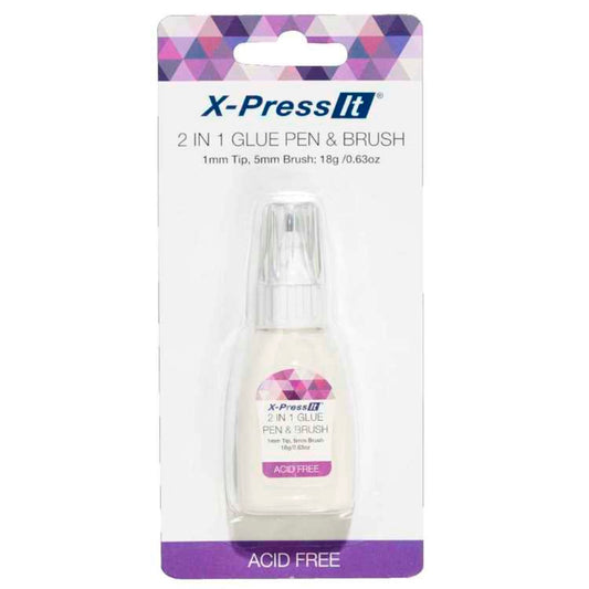Xpress It Glue Pen and Brush 18gm Default Title