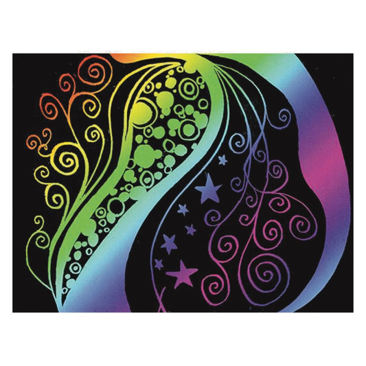 Zart Budget Rainbow Scraper Card Pkt 12 Default Title