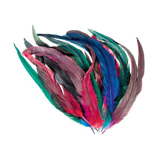 Zart Cocktail Feathers Pkt 18 Assorted Default Title