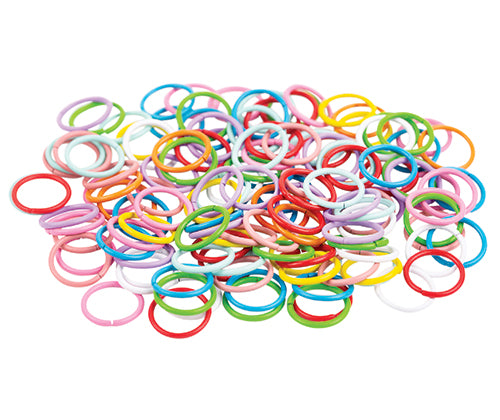 Jump Rings Paper Zart Coloured Jump Rings 10mm Pack of 200 | Craft Materials – Art Shed ...