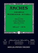 ARCHES 300g Watercolour Pad Medium