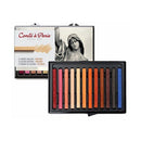 Conte Crayon Set - 12 Assorted Portrait Colour