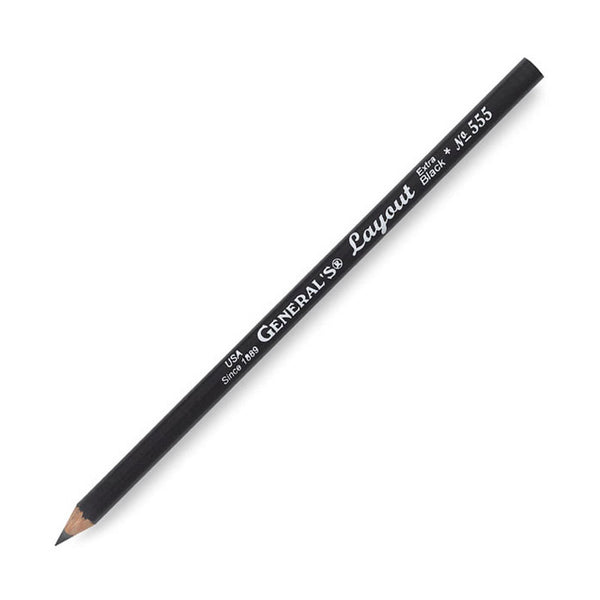 Generals Layout Pencil - Extra Black