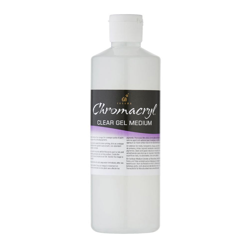 Chromacryl 250ml Clear Gel Medium