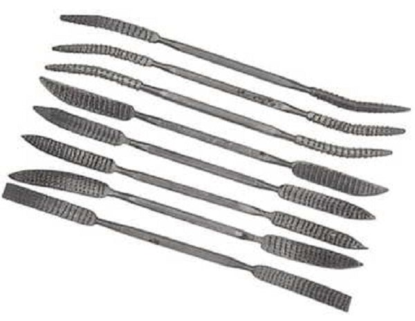 NAM Rasps Set of 8 double ended metal