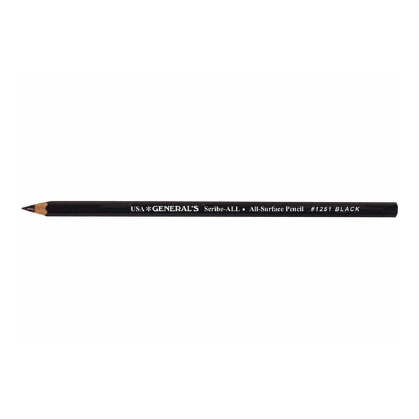Generals Scribe All Pencil - Black