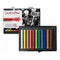 Conte Crayon Set - 12 Assorted Colour